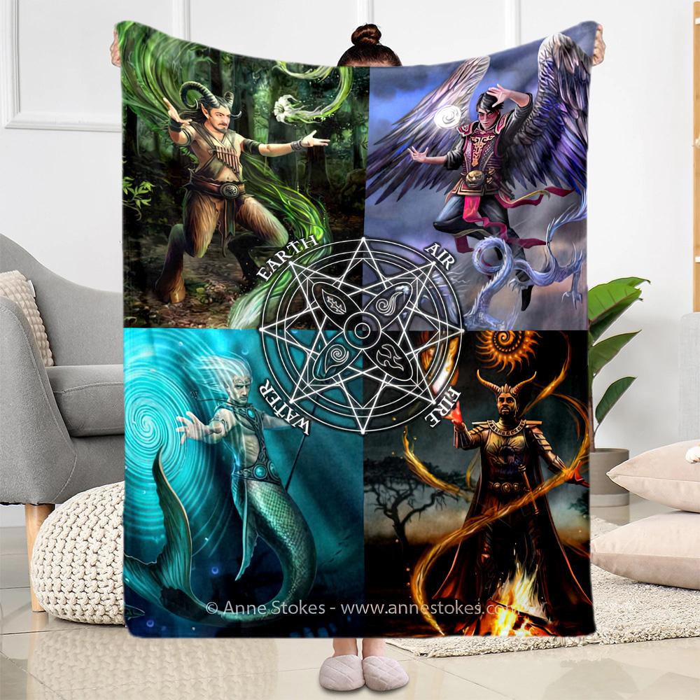 Gothic Style Blanket Ultra-Soft Great for Couch Chair Sofa Four Seasons Multipurpose Modern Gifts For Family Or Friends