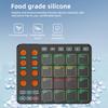 Summina MIDI Controller, 16 RGB Pads, 8 Knobs, 6 Customizable Buttons, Wireless Rechargeable 2000mAh Battery, USB MIDI Connectivity, for Music Product