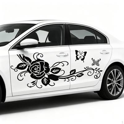 Car Sticker Decal Hood Creative Simple Installation Vehicle Side Automobile Decor