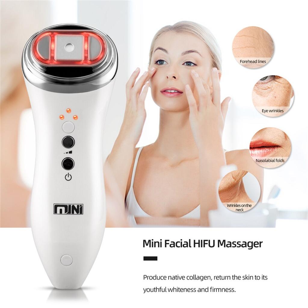 Mini HIFU Ultrasound Vibration Face Skin Tightening Machine Portable RF Face  Lifting Device Anti-aging Facial Toning Device  buy the best products in  the Ayzeze online store