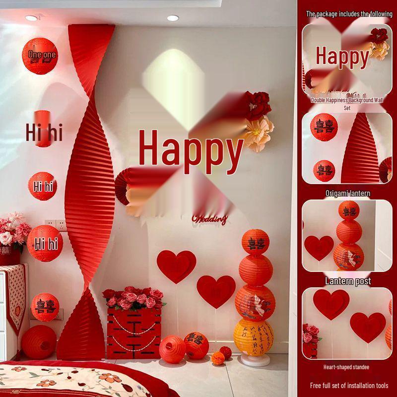 Набор для свадебного украшения: Комната невесты и жениха, Полный набор для нового дома и гостиной