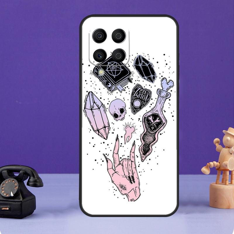 Witch Aesthetic Art Case For Samsung Galaxy M31 M51 M21 M30s M20 M14 M34 M54 M12 M32 M52 M13 M23 M33 M53 M55