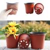 10/50/100 Stück Plastik Sämlingshalter Blumentöpfe mit ausgewogenen Drainageeigenschaften**
