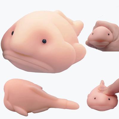 1 ks Hračka Blobfish na mačkání Senzorické zvířátko Měkké Pop Fidget hračky pro děti Dospělé Hra na odbourání stresu Večírek Halloween Vánoční dárky