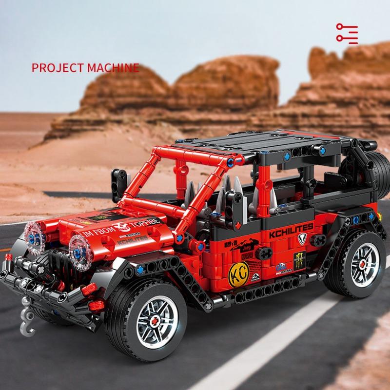 KAZI Building Block Huili Sports Car Racing Series Children's Puzzle Building Block Diy Assembly Model Boy Toy Gift