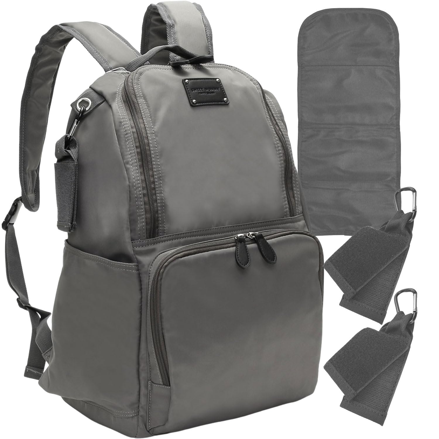 

water gray [Sweet Mommy] Mother s bag, 23L, backpack, repellent, warm/cold pocket,