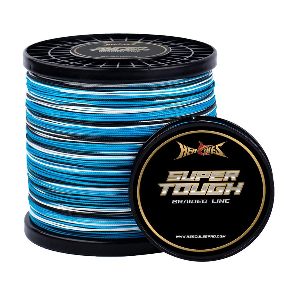 

HERCULES PE Fishing Line, 4-Strand Braid, Camouflage Blue, 6lb, 150yds, 137m