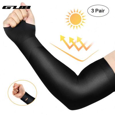 3 Pairs Summer Outdoor Sport Cycling Breathable UV Sun Protection Arm Sleeves