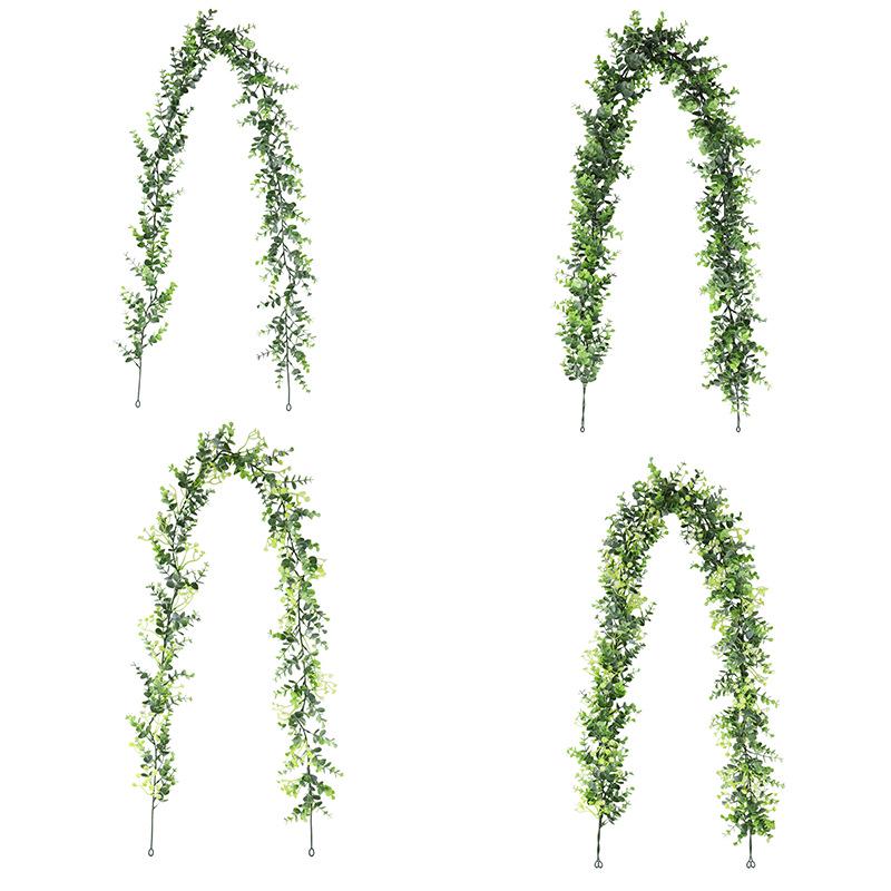 Eucalyptus and Rattan Vine Artificial Plant for Home and Wedding Décor