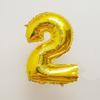 Children's First Birthday Number Balloon Set, Gold Crown Foil Balloons, Fun Party Decorations
