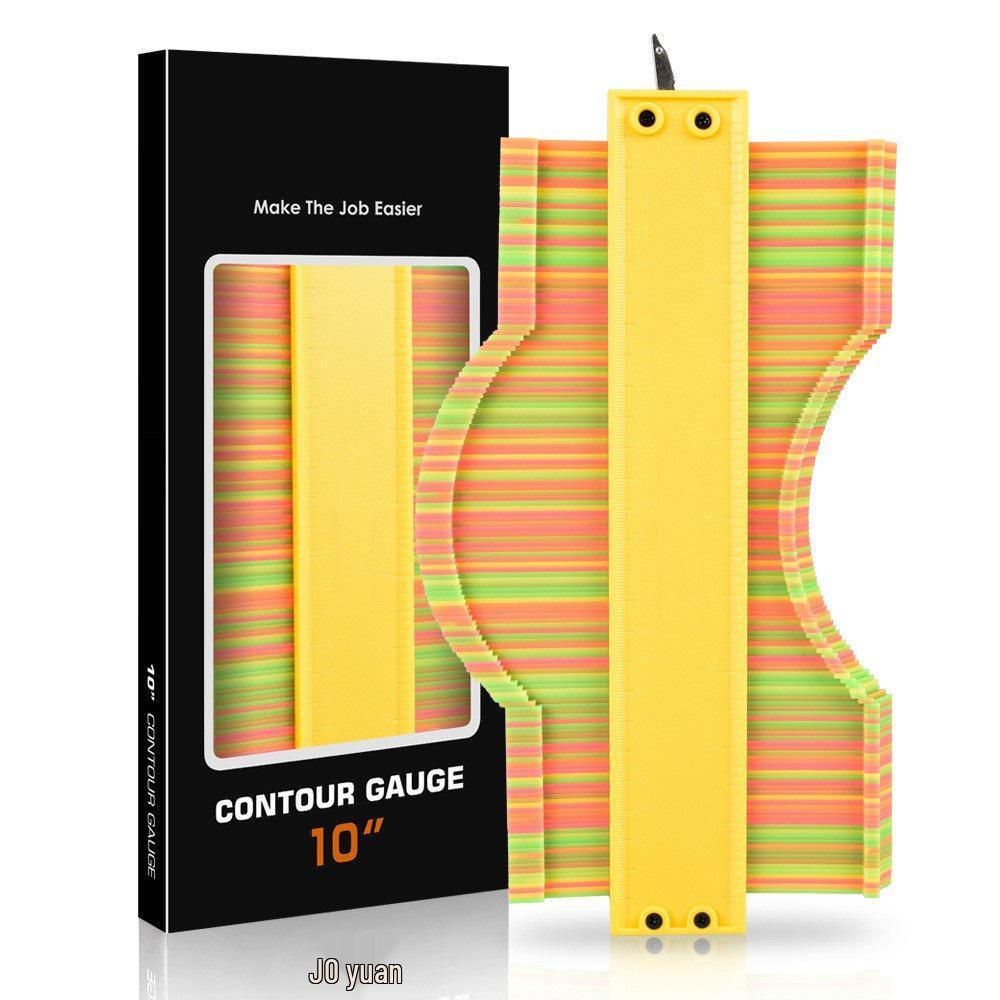 Locking Contour Gauge: Irregular Arc Ruler for Woodworking and Measuring