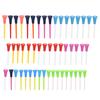 50PCS 83mm Colourful Soft Silicone Durable Plastic Double Layer Environmental Protection Non Toxic Golf Tee