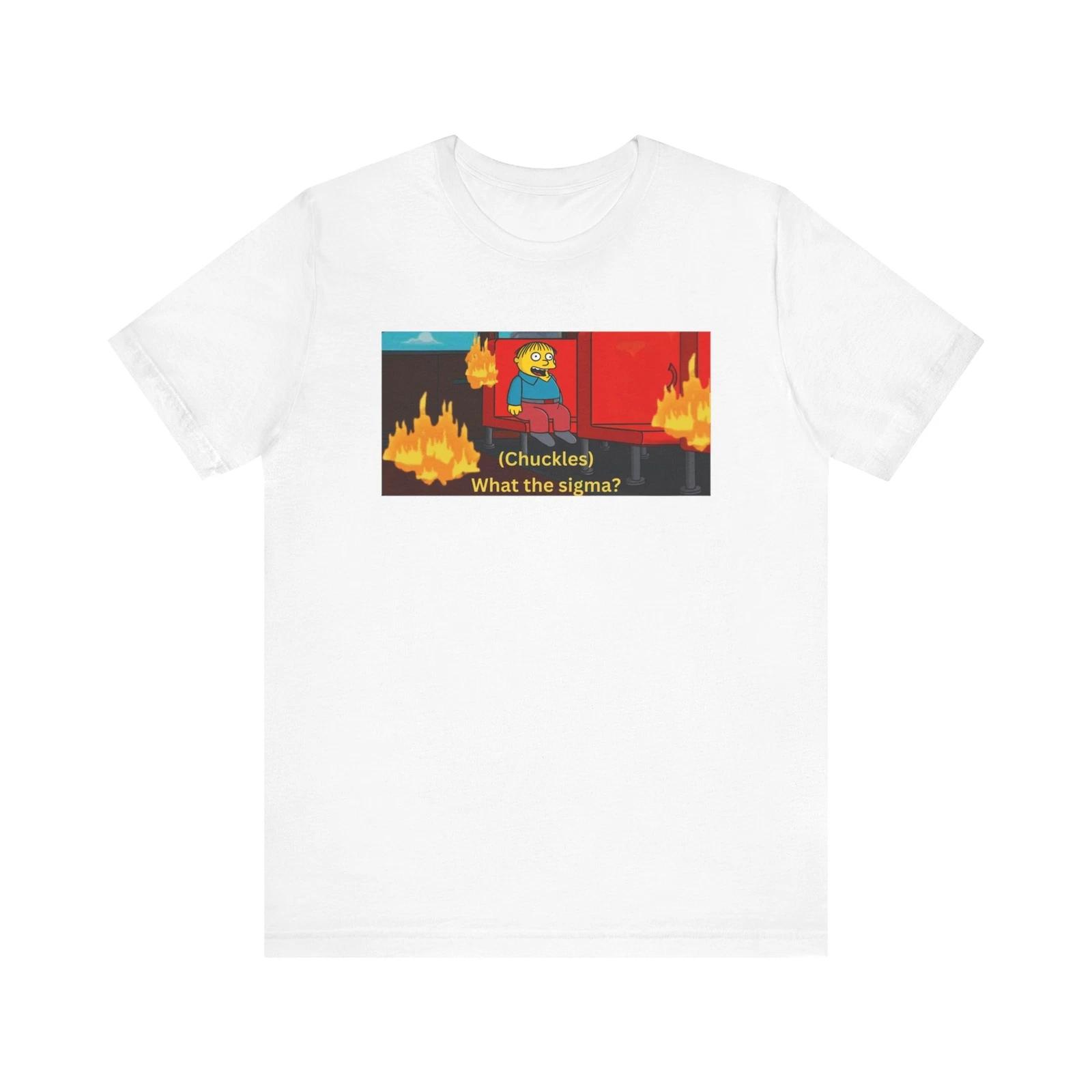 [Chuckles] What the sigma?  Graphic Tee, Casual Wear, Funny Unisex Shirt kids 2XL