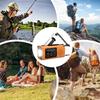 Portable Solar Radio Flashlight Hand Crank Weather Radio AM/FM/NOAA Radio Crank Radios 3 Way Charging Survival Radio For Camping