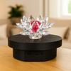 360° Rotating Automatic Rotation Display Table White/Black Rotating  Display Stand  Jewelry Display