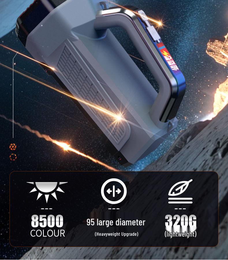 Mengtesh Rechargeable LED Flashlight: Long-Range Outdoor Emergency Searchlight and Work Light.