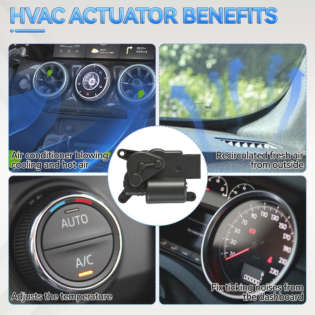 HVAC Heater Blend Air Door Control Actuator For A3 A4 Q2 TT Seat Ateca Leon Skoda Karoq Octavia VW Arteon Golf Passat Tiguan Touran 5Q0907511A