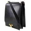 Hermes Chianti Shoulder Bag One Belt Vintage Black / Gold Hardware Box Carf Women Used
