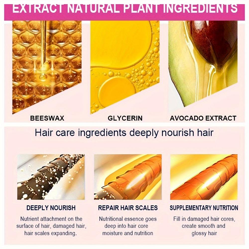 თმის ცვილის ჯოხი თმის პომადის ჯოხი გრძელვადიანი სტილის ცვილის ჯოხი თმის ცვილის ჯოხი დამარბილებელი და გლუვი ჯოხი თმის პარიკებისთვის