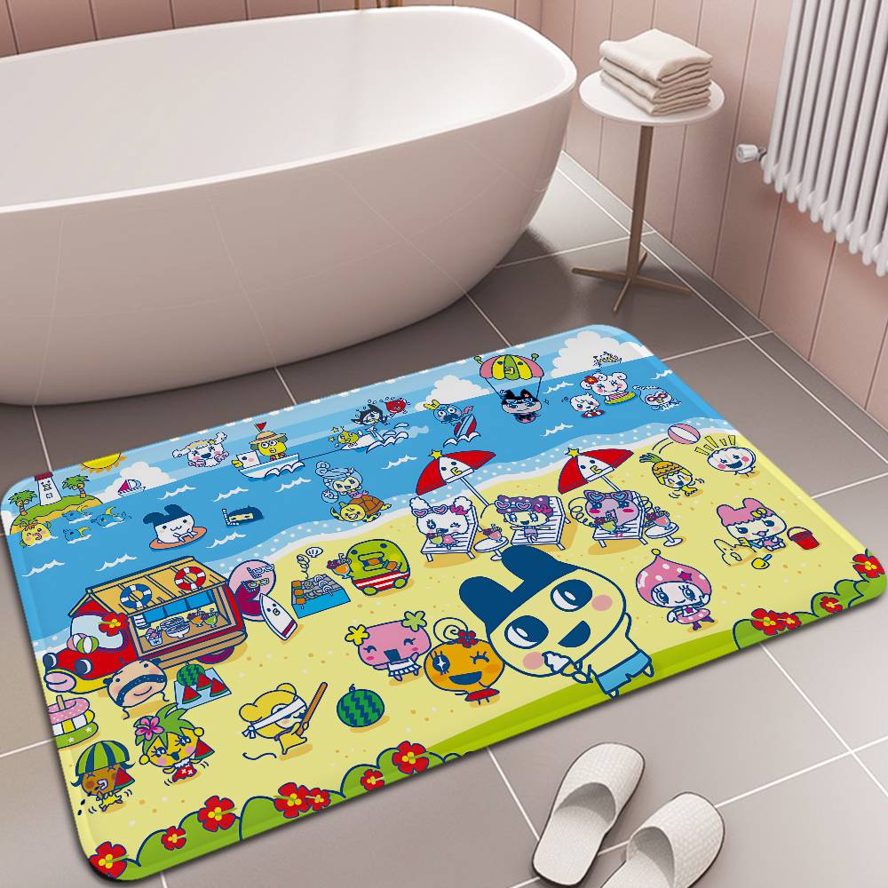 Classic T-Tamagotchi Game Door Mat Nordic Style Bedroom Living Room Doormat Home Balcony Anti-Slip Alfombra