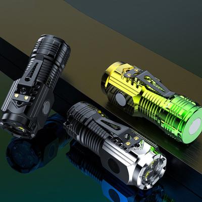 Torcia LED da campeggio esterna Ad alti lumen Ultra luminosa Modalità di illuminazione multiple Torcia LED ricaricabile per uso di emergenza di dimensioni ridotte