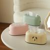 GuangZhuoJia Cream Plastic Tissue Box - 2 Pack