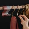 6Pcs Aluminium Alloy S Shape Hooks Practical Kitchen Railing Hanger Hook Clasp Holder Hooks For Hanging Clothes Handbag