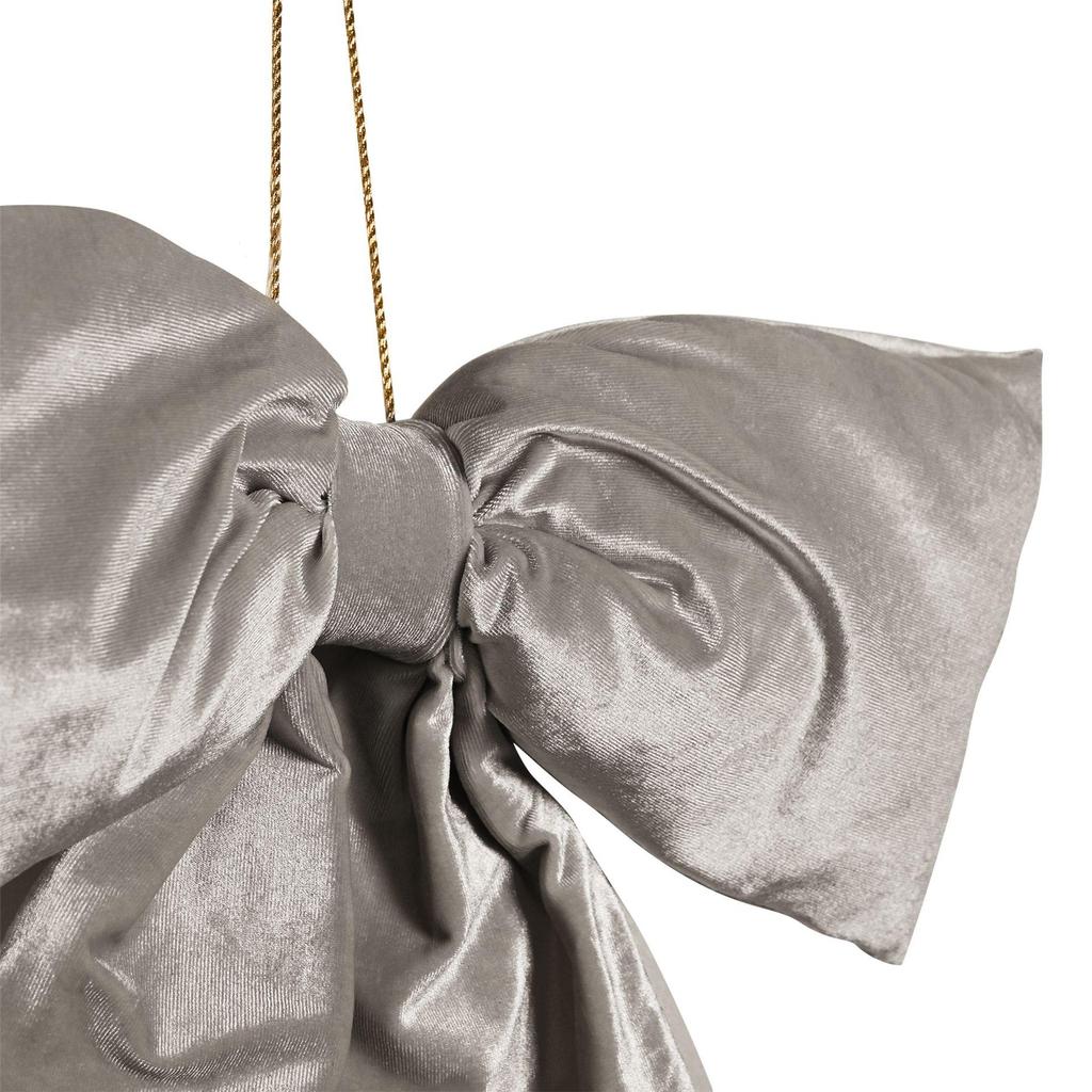 Velvet Bow Hanger 50x40cm Sage