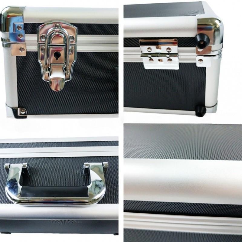 Handheld Tool Box with Lock Portable Aluminum Carry Case Password Safety Equipment Instrument Storage Travel