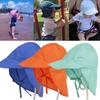1PC Breathable Mesh Quick-drying Cap Baby Children's Sunscreen Visor Hat Travel Beach Headwear Outdoors Summer