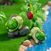 1Pcs Cartoon Cute Little Turtle Mini Doll Micro Landscape Ornament Dollhouse Home Garden Craft Decoration DIY Garden Accessories