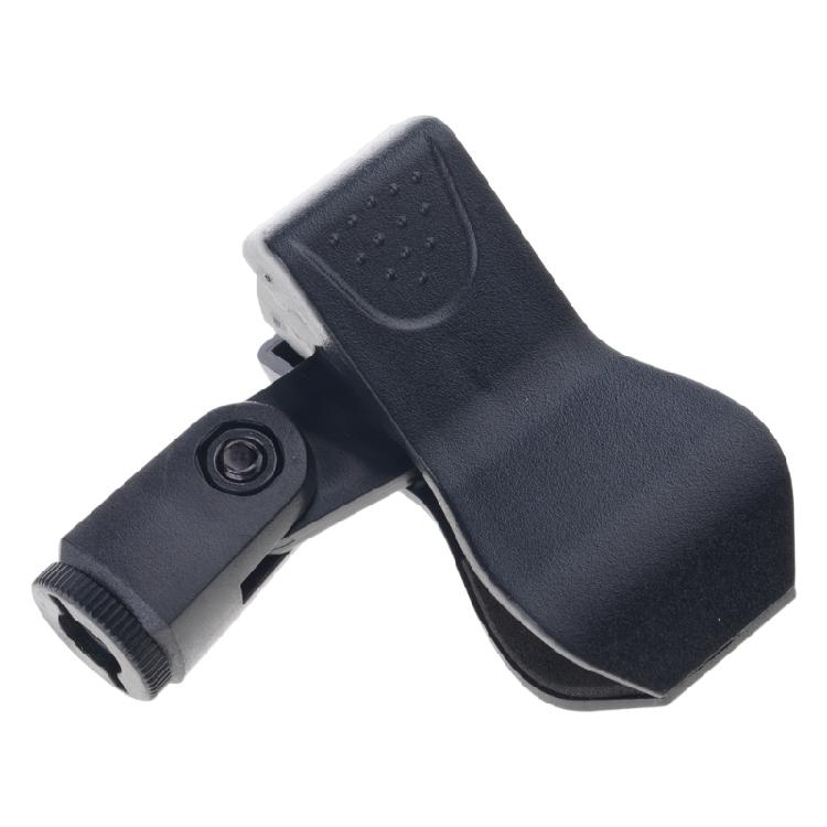 

Microphone Holder Clip Quick Setups Adjustable Height and Inclination Universal Clamp Ranges Portable