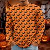 Men's Halloween Long Sleeve T-Shirt Neck Loose Fit Casual Versatile Top