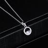 Necklace Women'S Plated Pure Necklace Simple One Waterfall Clear Spring Collarbone Chain Fashionable Versatile Set Chain Birthday Gift