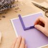 Scrapbooking Border Tool Paper Crafting Alignment Guide with Case, Precision Layering & Matting Spacers for Card Ruler Making and Scrapbooking,
