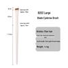 Cloud Porcelain Stippling Blush & Highlight Brush – Angled Round Head with Half-Fan Design