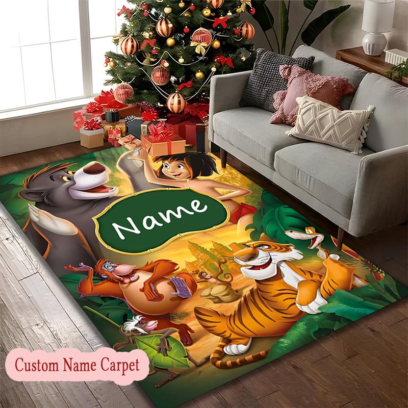1pc Customize Name Chair Rug for Home Office Use, Jolly Roger Mickey Pirate Area Carpet Appropriate for All Seasons