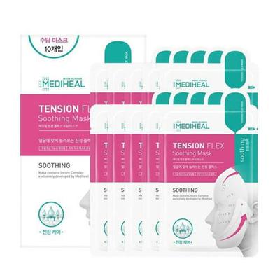 Tension Flex Soothing Face Mask Sheet Pack 10 Sheets