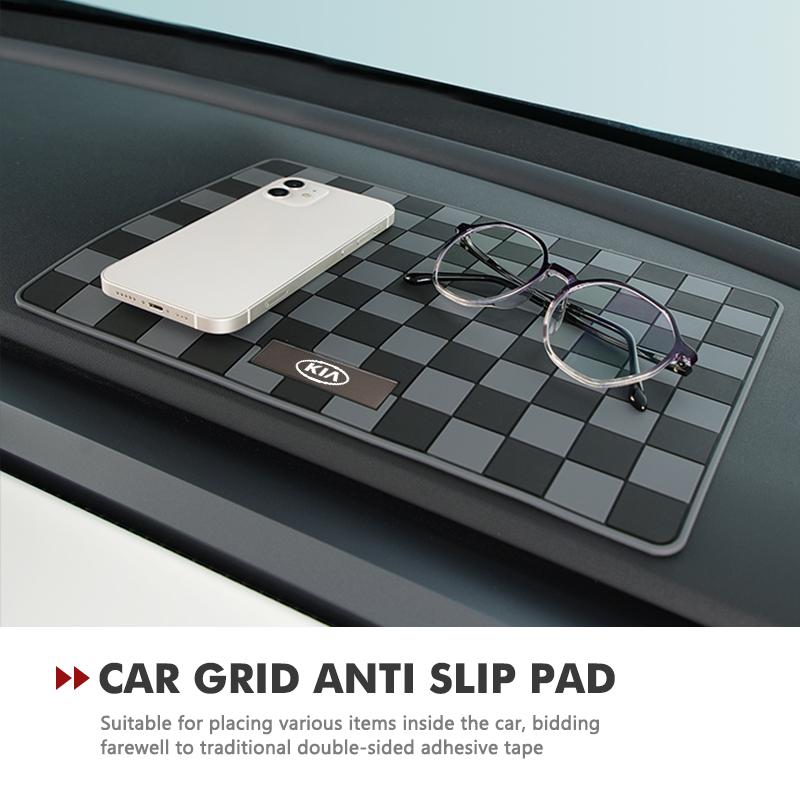 Car Anti-Slip Mat Pad Phone Stand Non-Slip Mat Rubber Pad For KIA Cerato Soul Venga Forte Spectra Sedona Niro Cadenza HR8