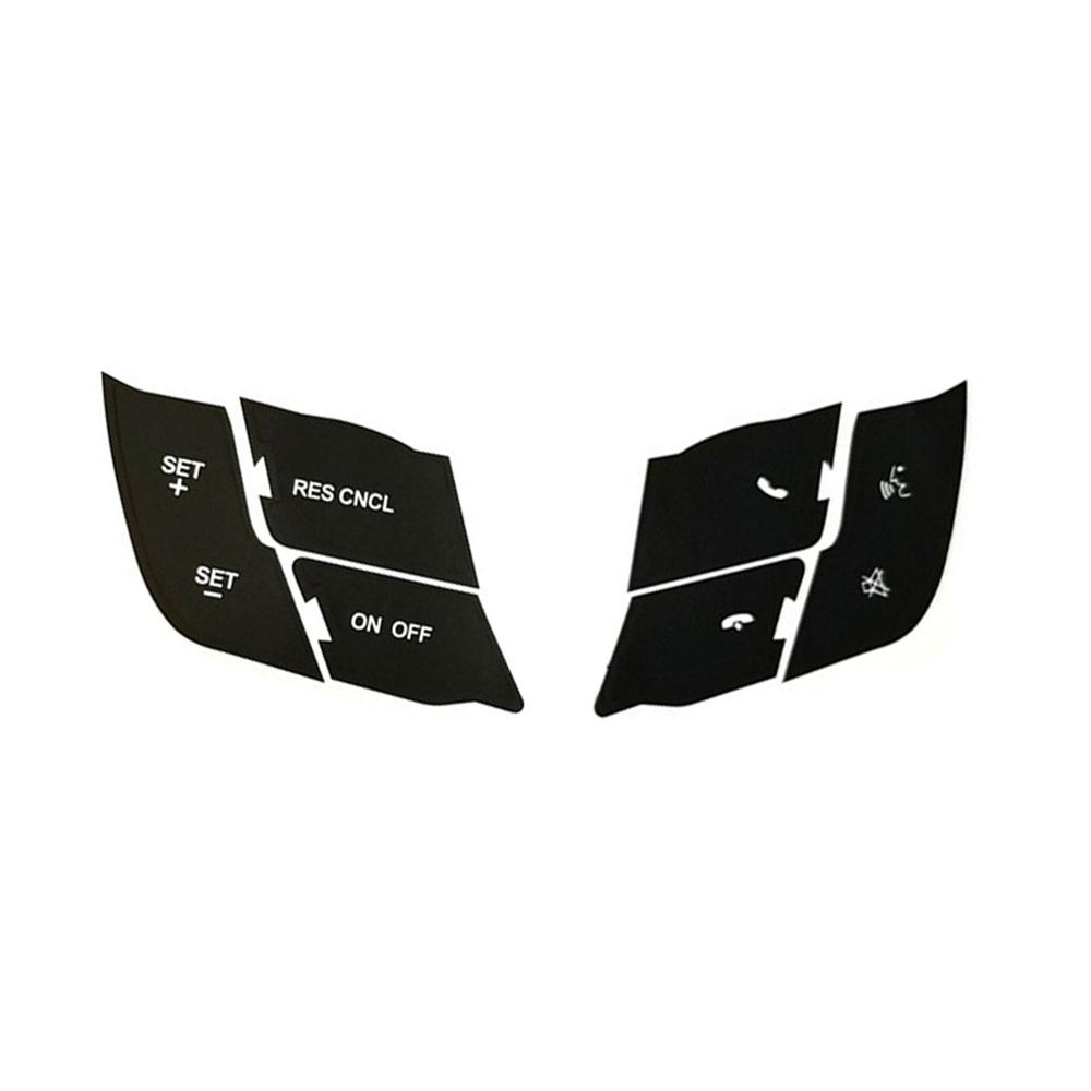 Steering Wheel Button Repair Decals Stickers Replacement For Ford Mustang 15-18