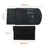 Stock Microfiber Modern Jewelry Bag Buckle Closure for Bracelets Necklaces Earrings Rings Velvet Three-Fold Design