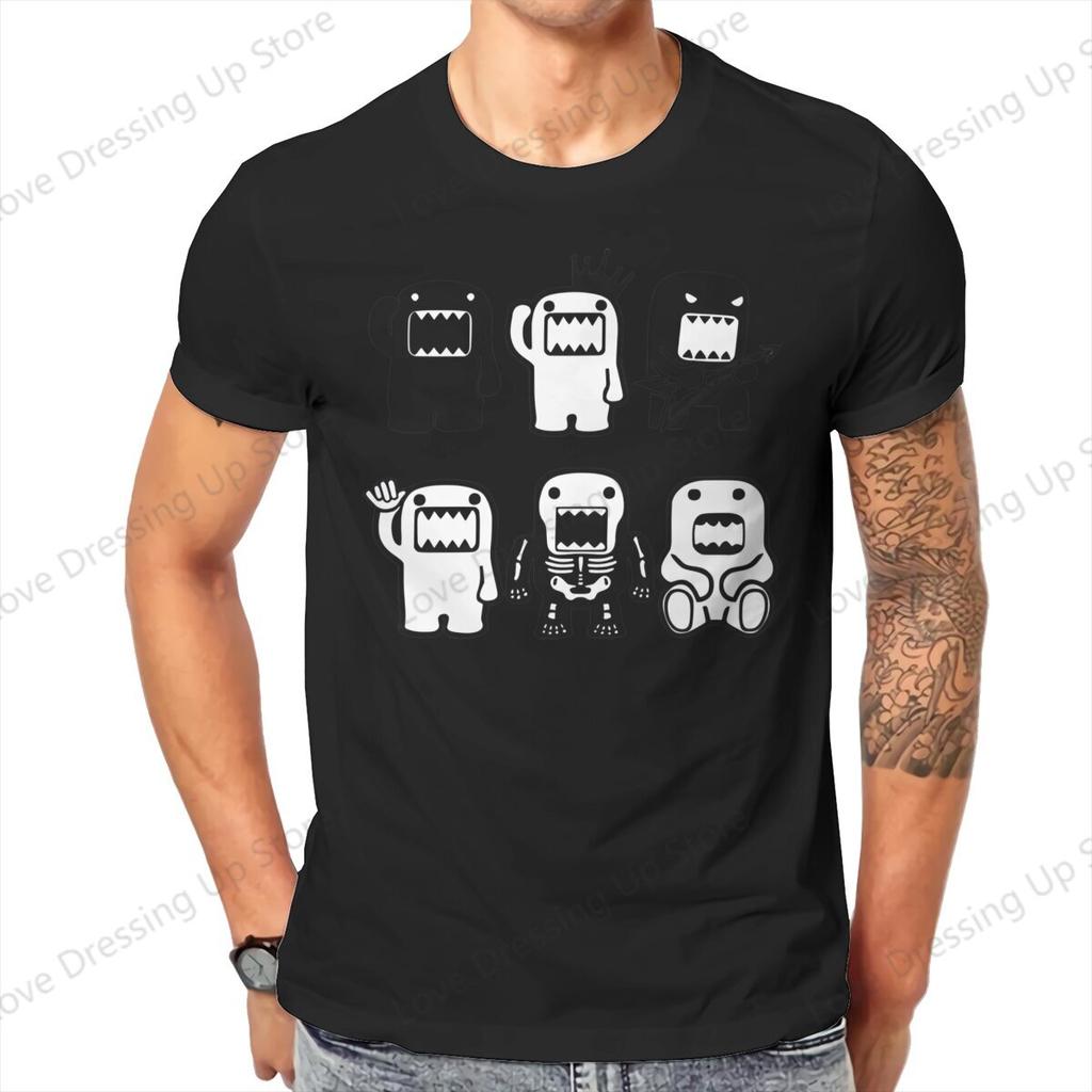 Domo Kun Anime Funny T Shirt Harajuku Alternative Unisexs Tshirt Cotton Short Sleeve