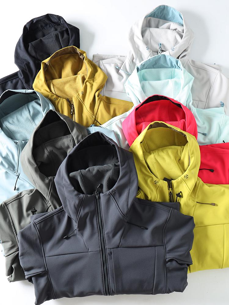 

Premium Windproof Water-Repellent Fleece Softshell Jacket for Autumn & Winter 4XL