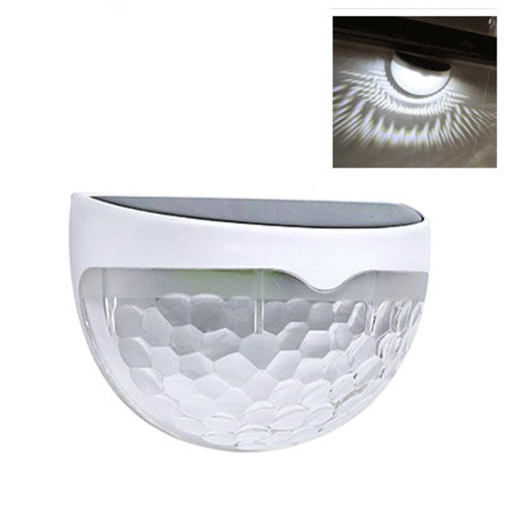 

6 цветов солнечного света наружное освещение, центральное управление, индукционное украшение двора, солнечный настенный светильник, полукруглый светильник для лестницы White light белый