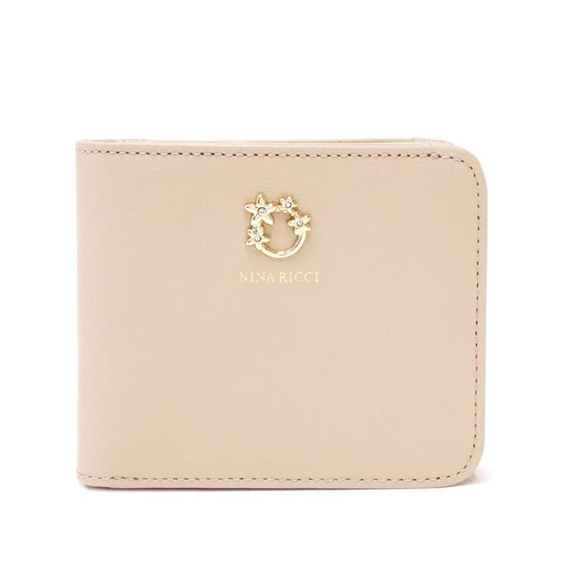 Кошелек Nina Ricci Jardin Bifold 85-1168 Бежевый