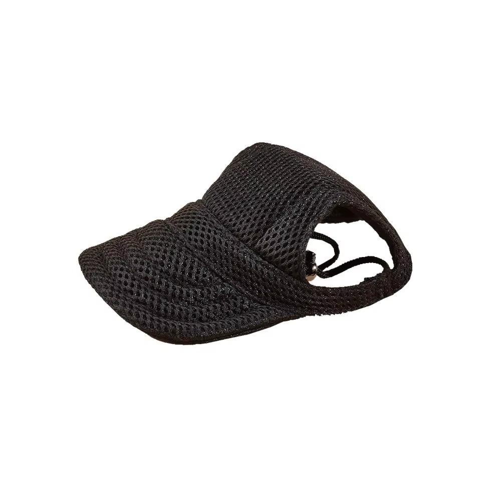 Outdoor Pet Hat Breathable Pet Sun Hat Ear Holes Adjustable Pet Baseball Cap Sun Protection Pet Sunscreen Hat Summer Protection