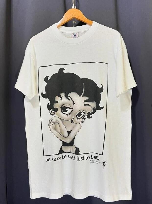Betty Boop Parody CK 1995’s White Short Sleeve Unisex T Shirt Men Women
