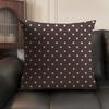 Polka Dots Ins Cushion Cover Natural Linen Organic Fabric Double-Sided Printing Sofa Home Decor Gift Pillow Case