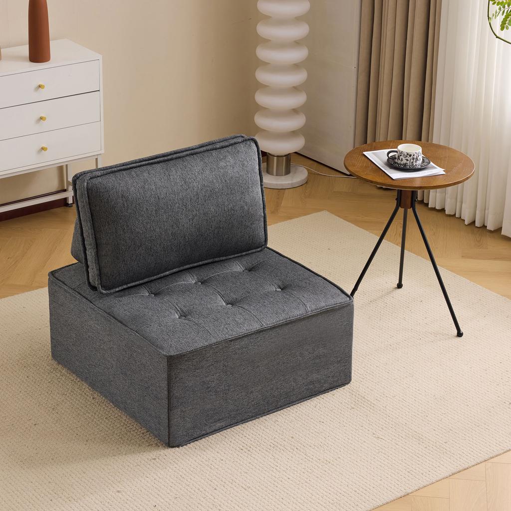 Single sofa, small seating set, living room armchair, bean bag, sofa for bedroom, guest room or children's room