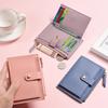 Cute Fashion PU Leather Mini Coin Purse Women Solid Color Credit Card Holder Bags Small Wallet Money Bag Purse Card Holder